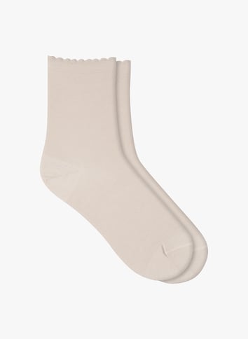Halflange sokken | katoenblend BLEUFORET Beige